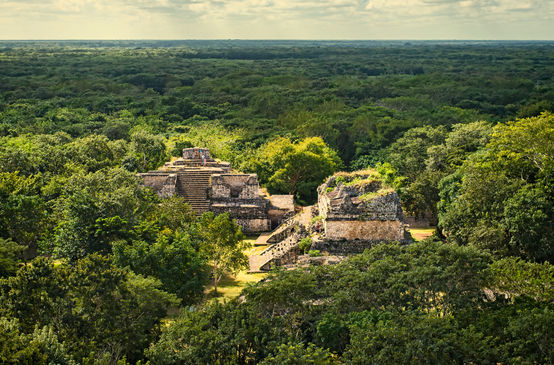 Le rovine maya di Ek Balam nello Yucatan, Messico