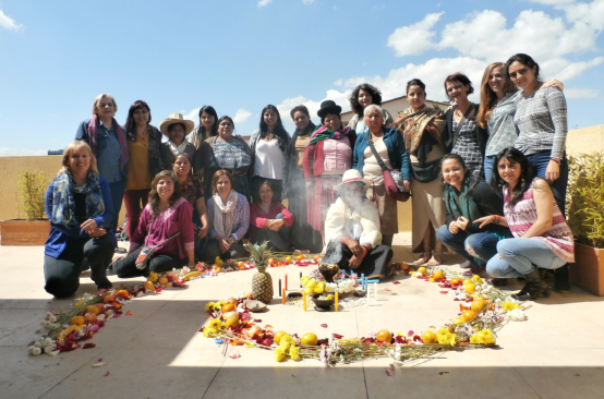 Gruppo di donne della Rete Latinoamericana di Donne Difensore dei diritti sociali e ambientali.