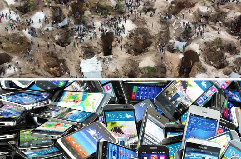 Collage Coltan - Smartphone