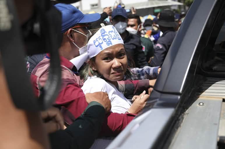 Arresto di un membro di Madre Natura Cambogia