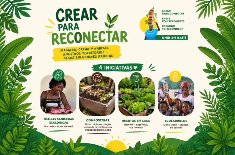 Attività del progetto Crear para Recolectar, ad Haiti