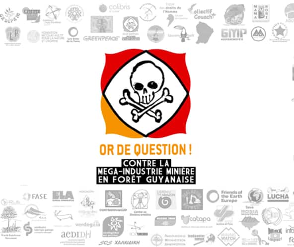 Logo del Collectif Or de question Guyana