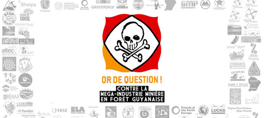 Logo del Collectif Or de question Guyana (© Or de question) Logo del Collectif Or de question Guyana