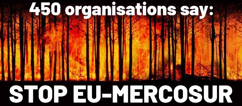 450 organizzazioni dicono: Stop UE Mercosur 450 organizzazioni dicono: STOP UE-MERCOSUR