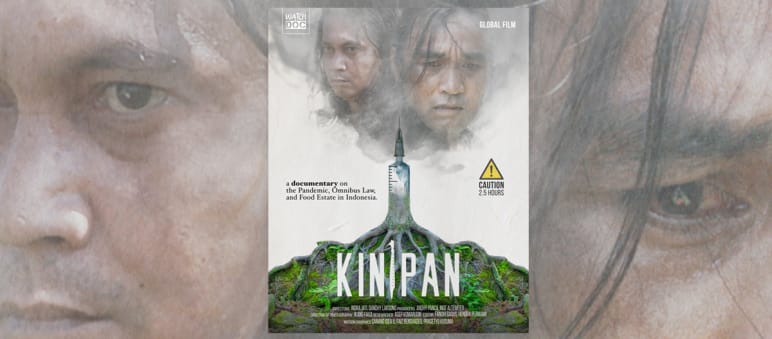 Feri Irawan e Basuki Santoso rivelano la relazione tra deforestazione e pandemia Poster del film documentario KINIPAN