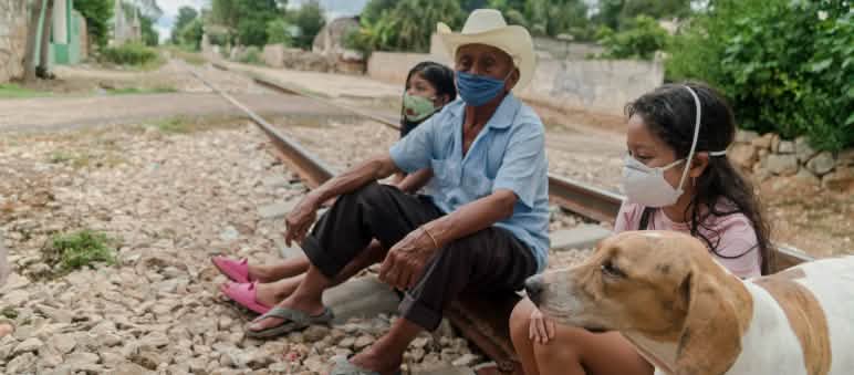Persone sfollate per il progetto del Treno Maya in prossimità del percorso esistete in precedenza