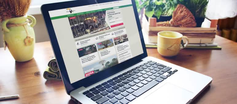 La nuova pagina web