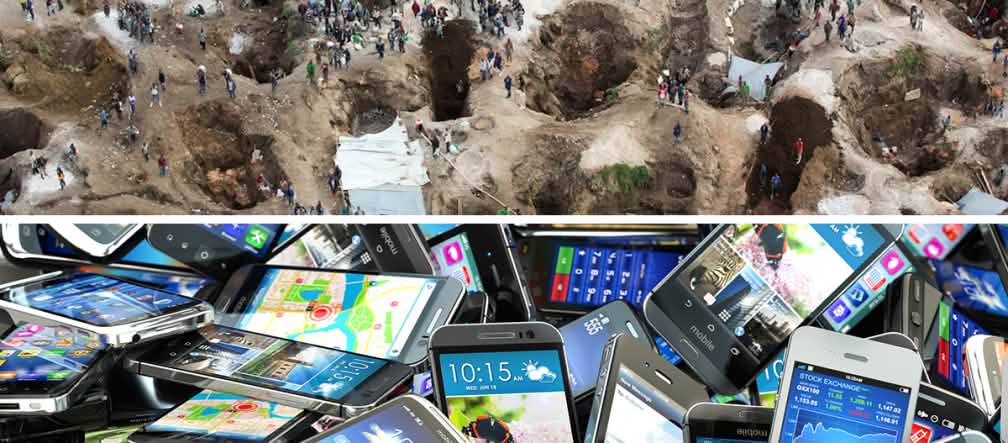 Collage Coltan - Smartphone