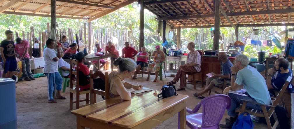 Visita di una delegazione delle organizzazioni CIMI, FASE, WRM e Salviamo la Foresta alla comunità di Turiaçu.