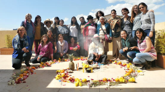 Gruppo di donne della Rete Latinoamericana di Donne Difensore dei diritti sociali e ambientali.