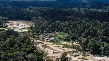 Miniere illegali nell'Amazzonia brasiliana