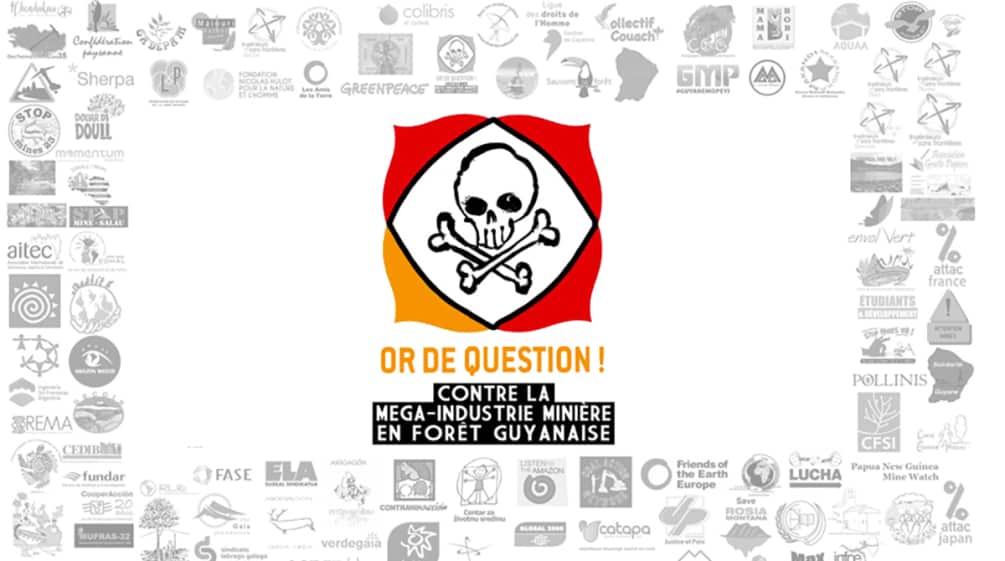 Logo del Collectif Or de question Guyana