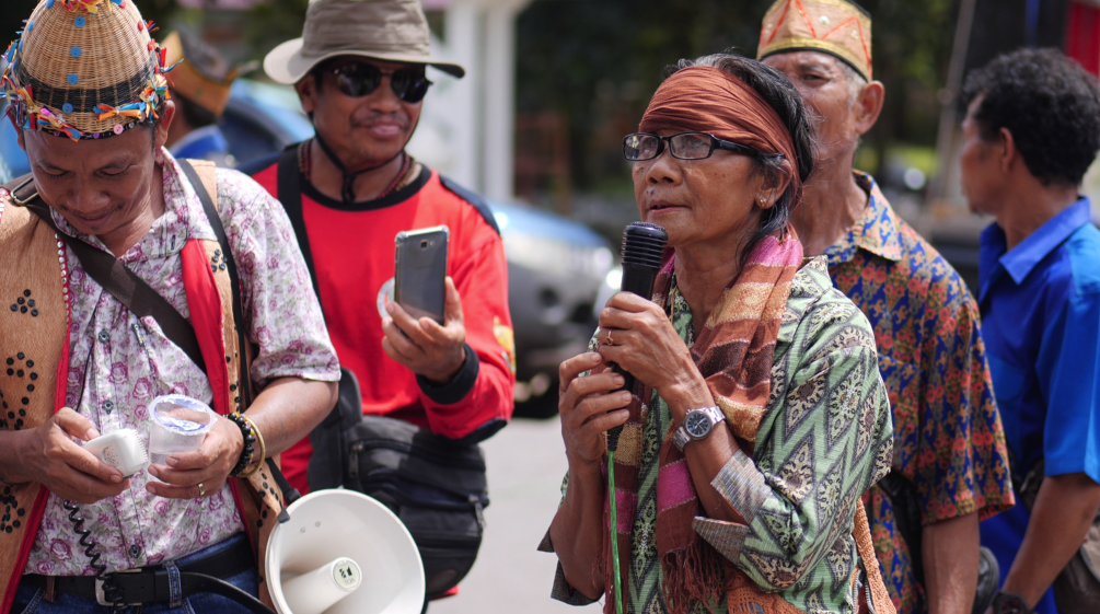 Protesta dei Dayak