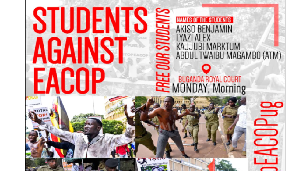 Collage: Studenti contro l'EACOP