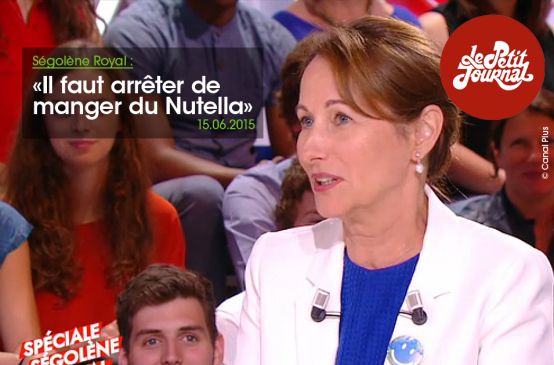 La ministra dell’ecologia Ségolène Royal durante la trasmissione di lunedì 15 giugno su Canal Plus