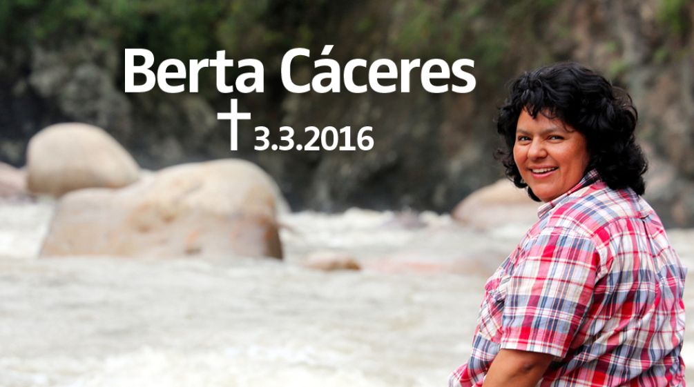 Berta Cáceres attivista ambientalista uccisa in Honduras il 3 marzo 2016