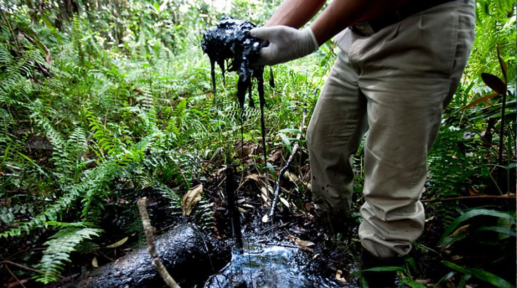 Inquinamento da petrolio nell’Amazzonia equatoriana